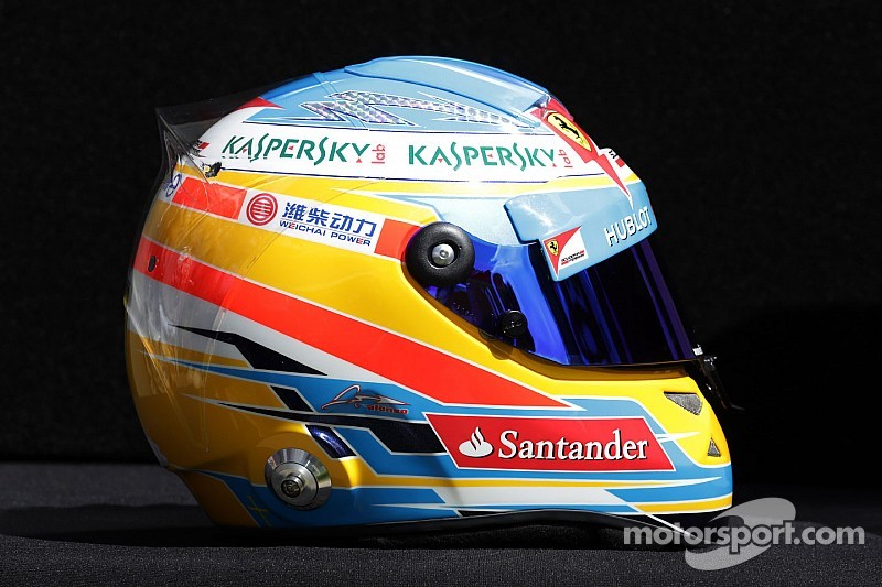 O capacete de Fernando Alonso, Ferrari