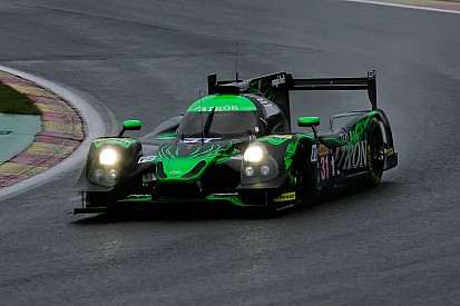 Rainy opening practice for ESM and Ligier at Spa