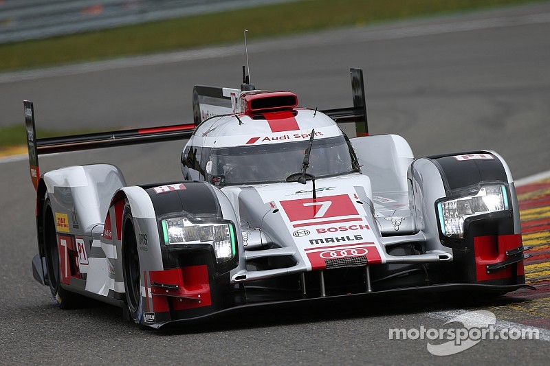 #07 Audi Sport Team Joest Audi R18 e-tron quattro Hybrid : Marcel Fassler, Andre Lotterer, Benoit Treluyer