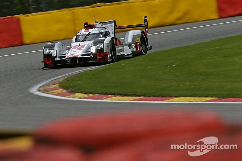 #7 Audi Sport Team Joest R18 e-tron quattro: Marcel Fassler, Andre Lotterer, Benoit Tréluyer