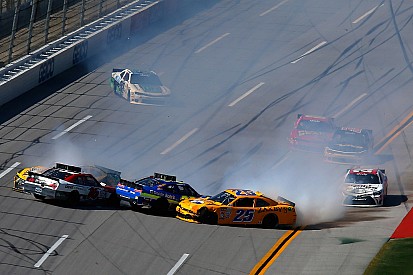 Two crewmen injured on pit road during Talladega 'Big One'