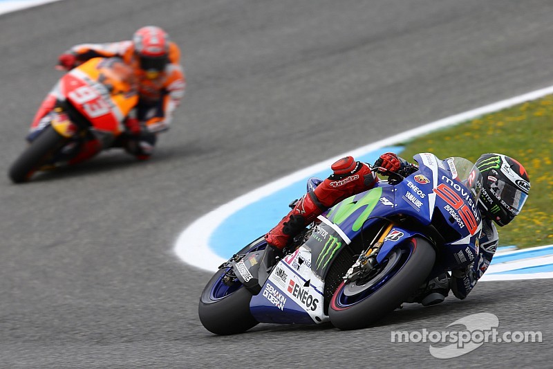 Jorge Lorenzo, Yamaha Factory Racing and Marc Marquez, Repsol Honda Team