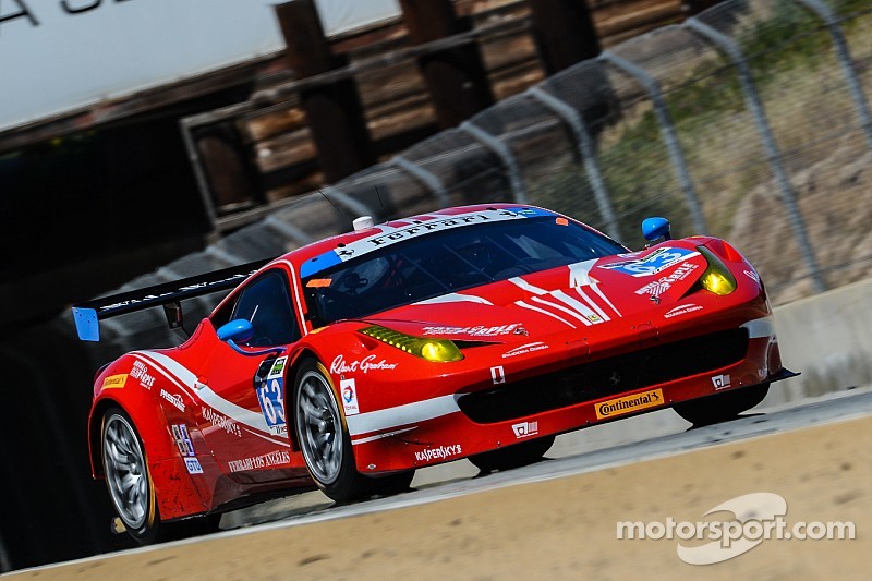 Ferraris put solid points in the bank at Laguna Seca