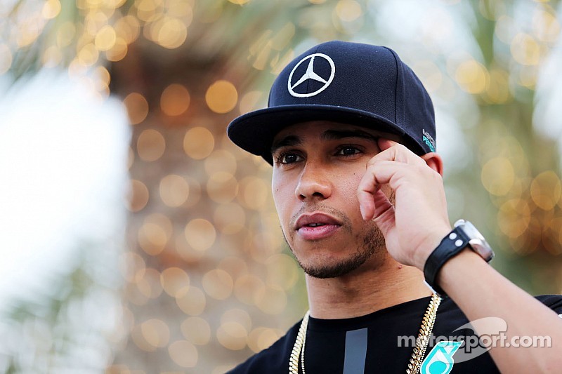 Un "buen día" de Lewis Hamilton en Barcelona
