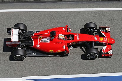 Vettel second and Raikkonen fourth in the second free practice session for the Spanish GP