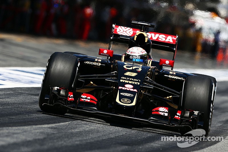 For the first time this year Lotus failed to break into the top ten on the grid