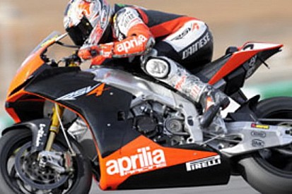 WBSK 2010, Portimao, Test: Aprilia work in progress
