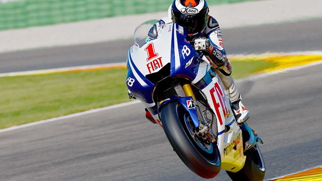 Valencia, day 1: Lorenzo al top, Rossi chiude decimo