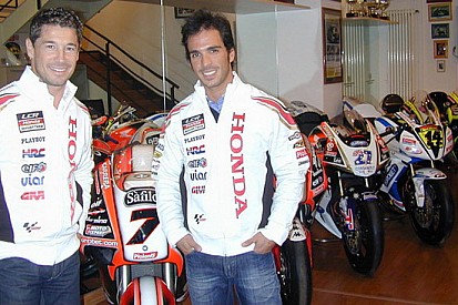 Elias in visita alla sede del team LCR