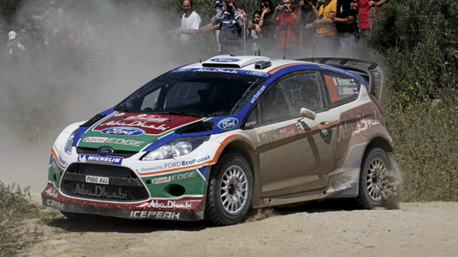 Sardegna, PS11: Hirvonen risale al secondo posto