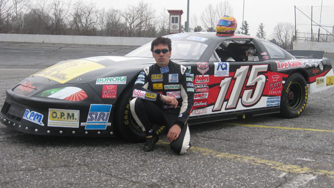 Amaduzzi con la Chevy Impala a Hickory
