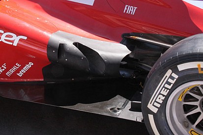 Nuova soluzione degli scarichi sulla Ferrari F2012