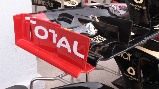 La Lotus propone il nolder ricurvo sul flap anteriore