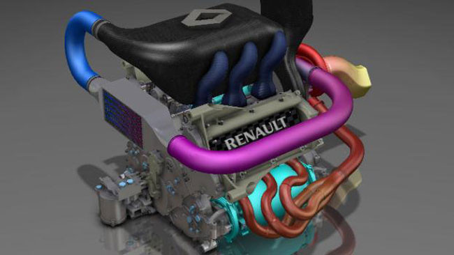 Il V6 Renault Turbo girerà a 12 mila giri