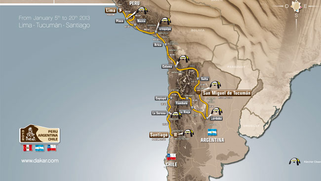Tre giorni al via della Dakar: ecco il percorso