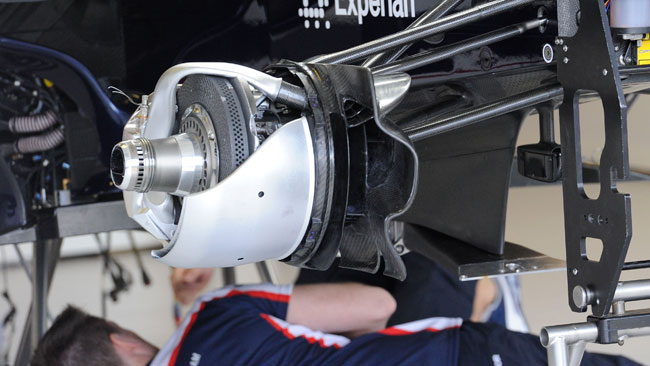 La Williams estremizza il raffreddamento dei freni