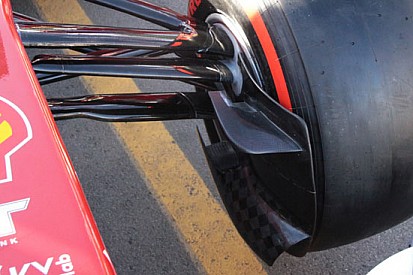 Ferrari, presa dei freni con un'aletta