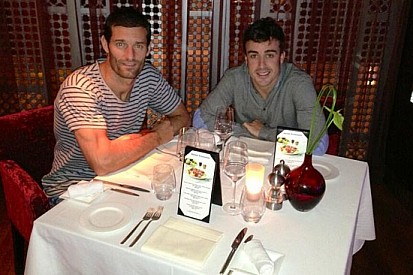 Alonso e Webber a cena insieme a Dubai