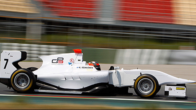 Raikkonen ha sviluppato la Gp3 a Barcellona