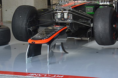 McLaren ancora con i piloni meno inclinati