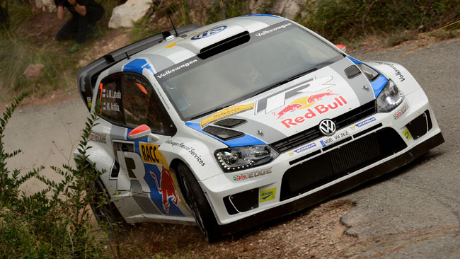 Spagna, PS10 Latvala parte bene anche sulla terra