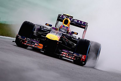 Interlagos, Libere 3: Webber nel bagnato