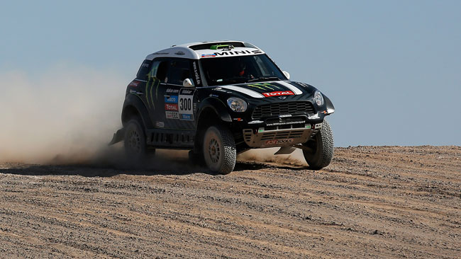 Dakar, Tappa 12, Auto: Peterhansel scavalca Roma!