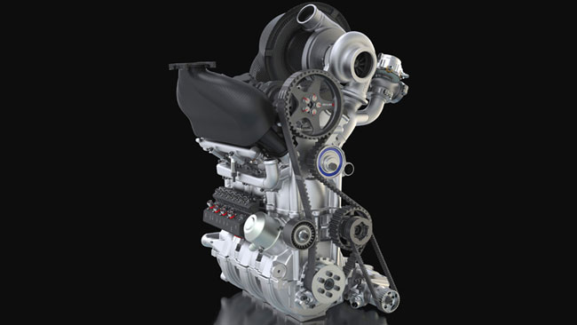Il motore della Nissan ZEOD RC è compattissimo!