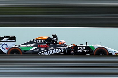 Un problema al fondo per Hulkenberg in Spagna