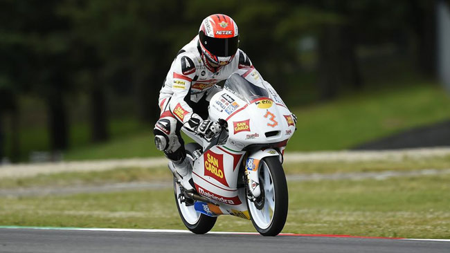 Il San Carlo Team Italia in ottava fila al Mugello