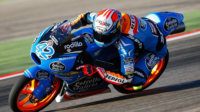Aragon, Libere 2: Rins nella doppietta Honda
