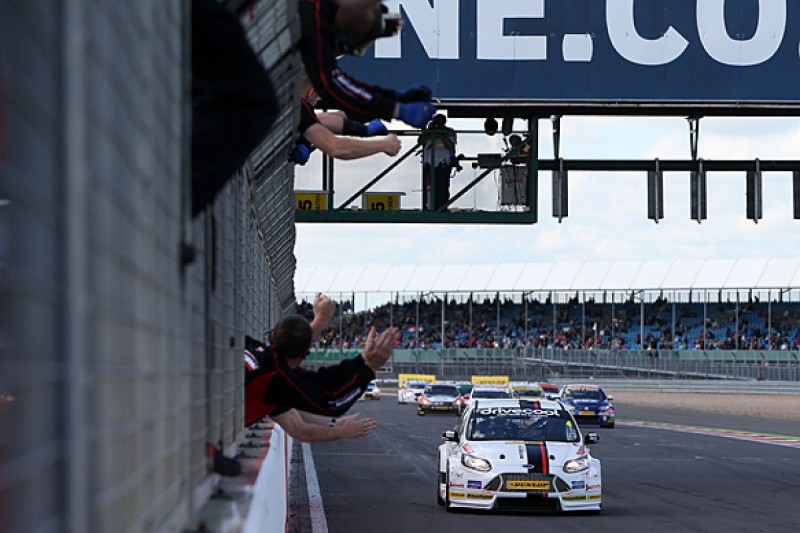 Silverstone BTCC: Mat Jackson wins, Jason Plato goes off