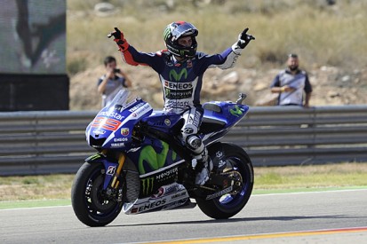 MotoGP Aragon: Jorge Lorenzo wins as Marc Marquez crashes out