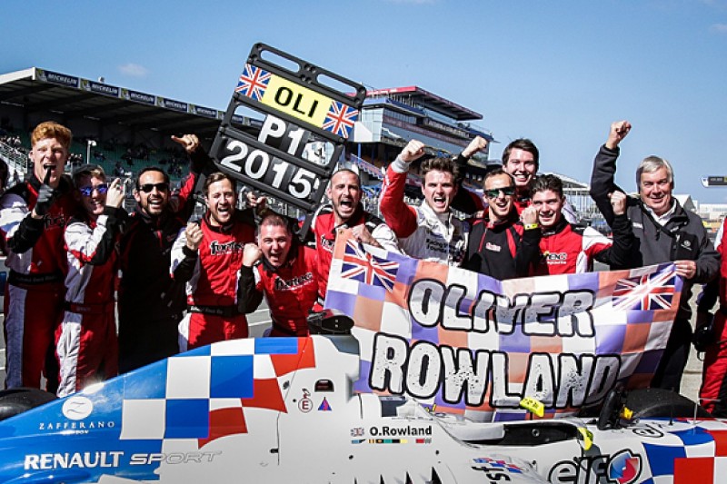 Oliver Rowland wins 2015 Formula Renault 3.5 title with Fortec