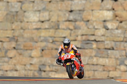 Aragon MotoGP: Marc Marquez leads Honda one-two in practice three