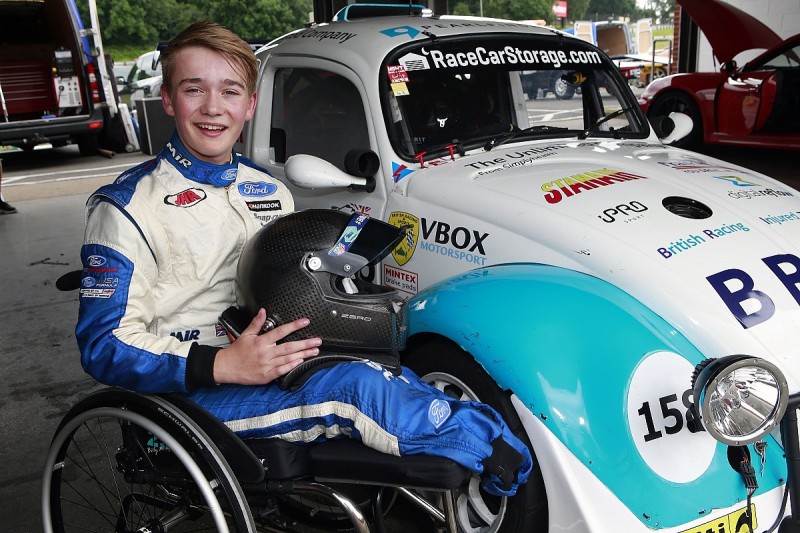Billy Monger drives a racing car again for first time since crash