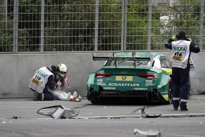 Mike Rockenfeller suffers foot injury in Norisring DTM crash