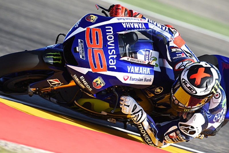 MotoGP Aragon: Jorge Lorenzo fastest from Valentino Rossi in FP2