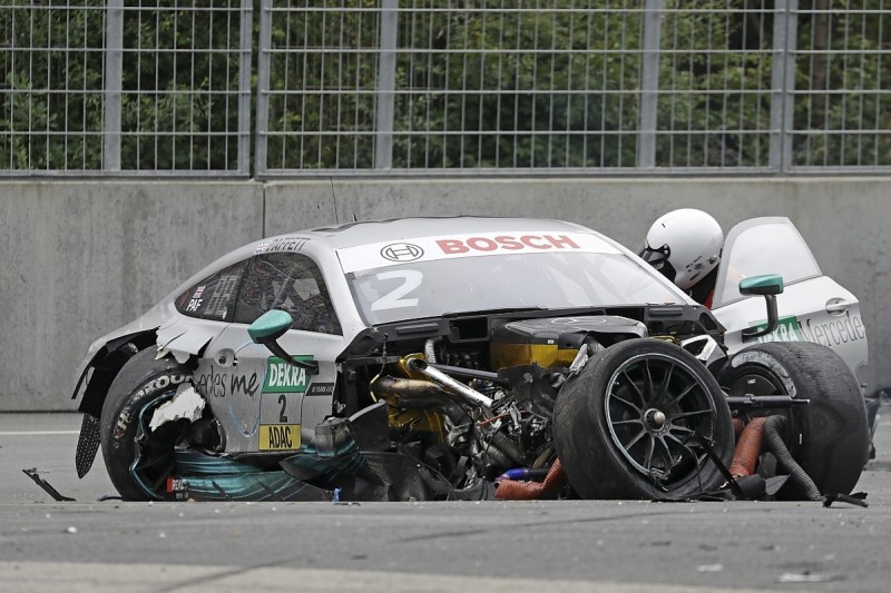 Paffett, Rockenfeller taken to hospital after Norisring DTM crash