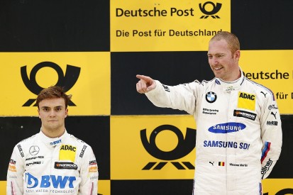 Norisring DTM: BMW's Martin defeats Mercedes' Auer after crash