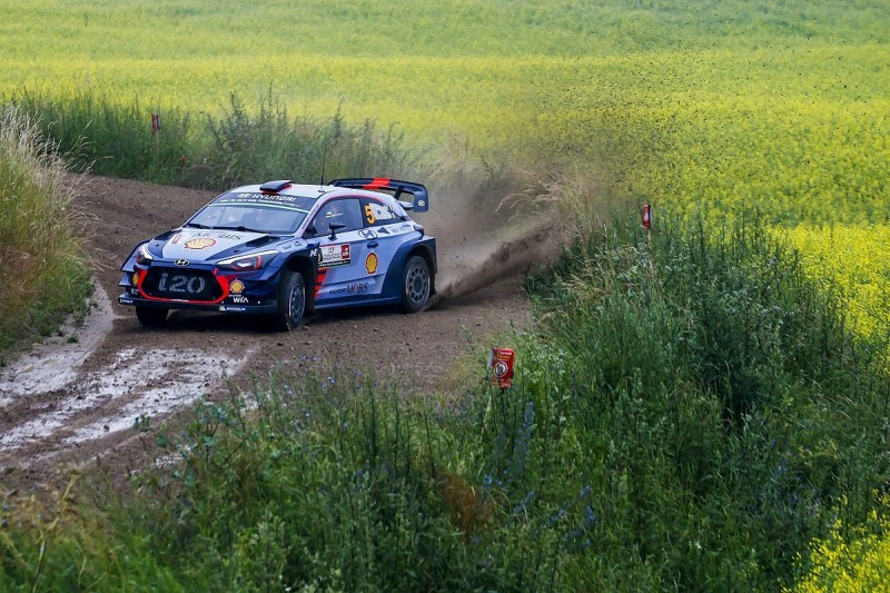 WRC Rally Poland: Thierry Neuville takes narrow lead over Ott Tanak