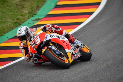 Sachsenring MotoGP: Honda's Marquez leads after frantic end to FP3