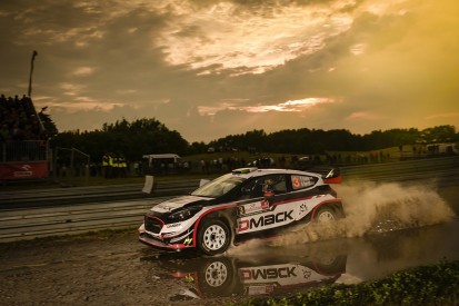 Rally Poland: Elfyn Evans tops wet opening superspecial
