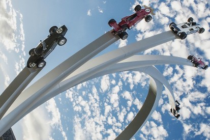 Goodwood Festival of Speed sculpture dedicated to Bernie Ecclestone