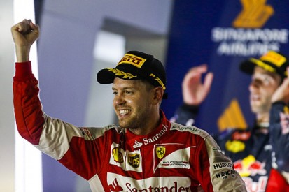 Sebastian Vettel wins Singapore GP as Lewis Hamilton retires