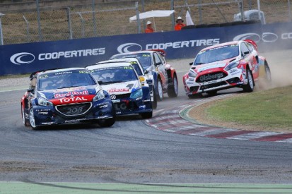 Barcelona World Rallycross: Timmy Hansen leads again for Peugeot