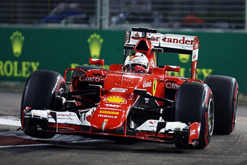 Singapore GP: Sebastian Vettel leads Ferrari one-two in FP3