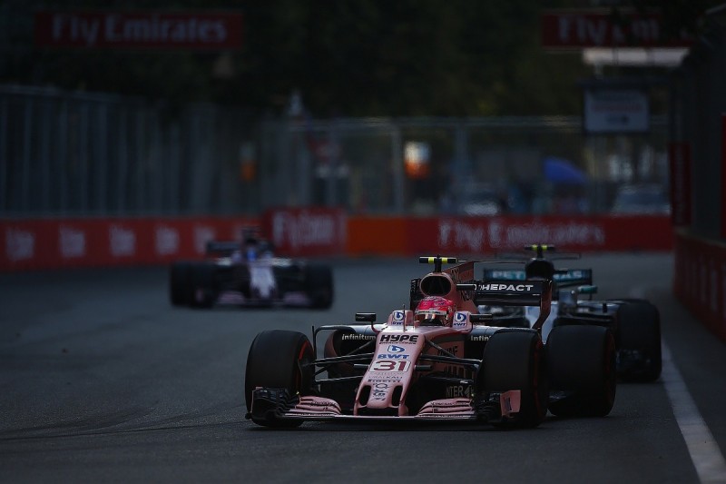 Force India F1 team to speak to drivers after Azerbaijan collision