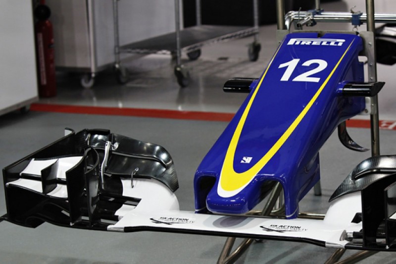 Sauber F1 team adopts short nose in major Singapore GP update