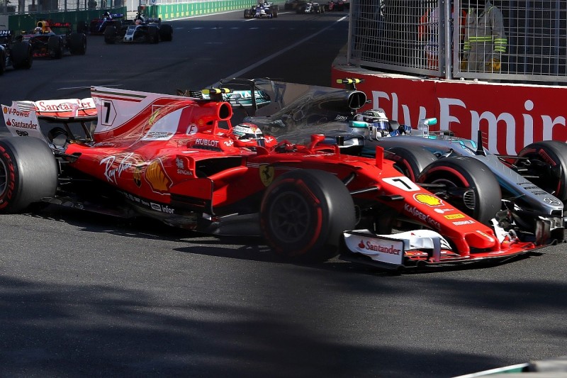 Ferrari's Kimi Raikkonen hits out at Valtteri Bottas after Baku hit